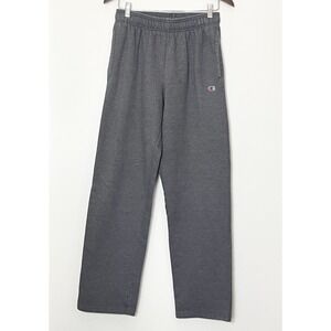 Champion Sweatpants Men's Medium Gray Straight Leg BroCore Gym Workout Pockets